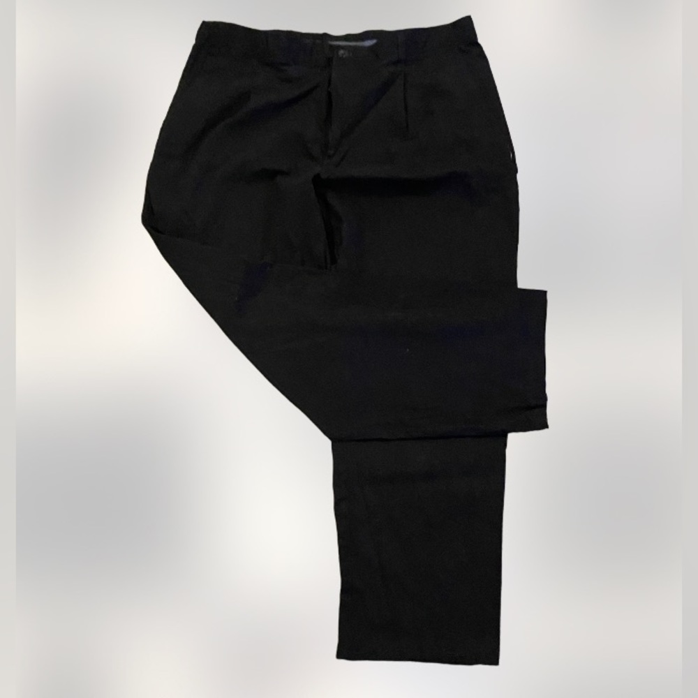LU linea uomo mens pleated chino slack tapered straight work pants 40/34